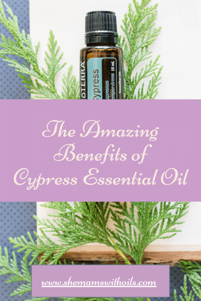 The amazing benefits of Doterra Cypress Essential Oil. Learn how to use this powerful oil in your everyday life and also get it for free this January 2021! FREE RECIPES TO USE IT!
