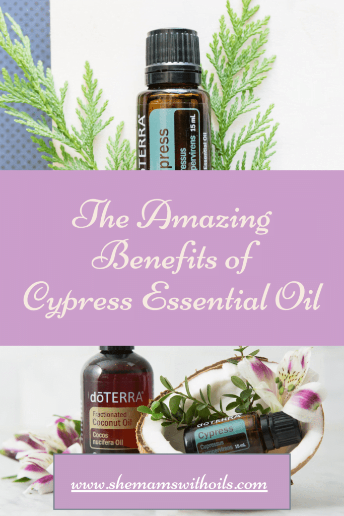 The amazing benefits of Doterra Cypress Essential Oil. Learn how to use this powerful oil in your everyday life and also get it for free this January 2021! FREE RECIPES TO USE IT!